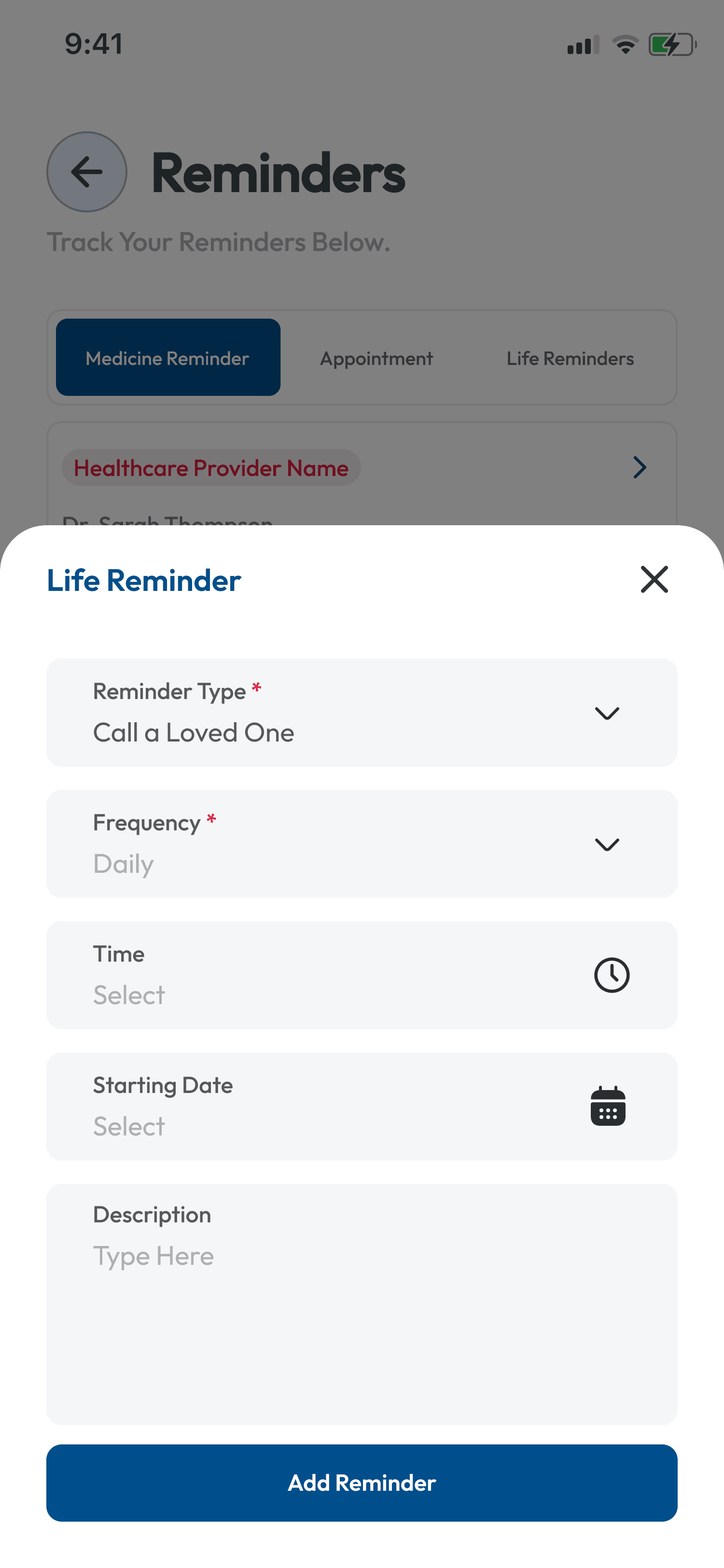 Reminders